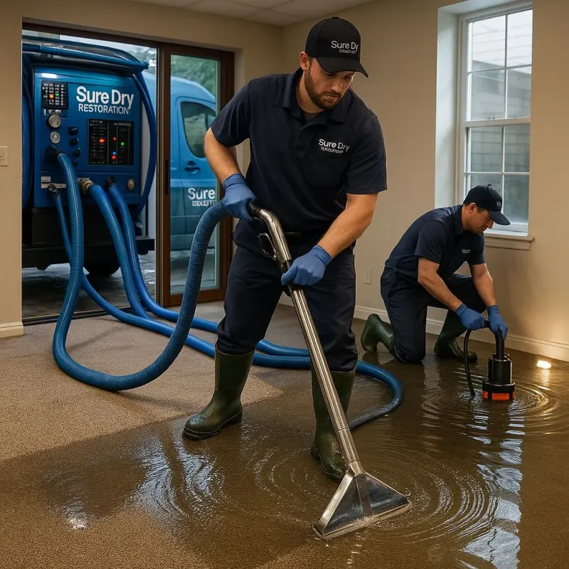 Water Extraction and Removal process in Stephens County, GA